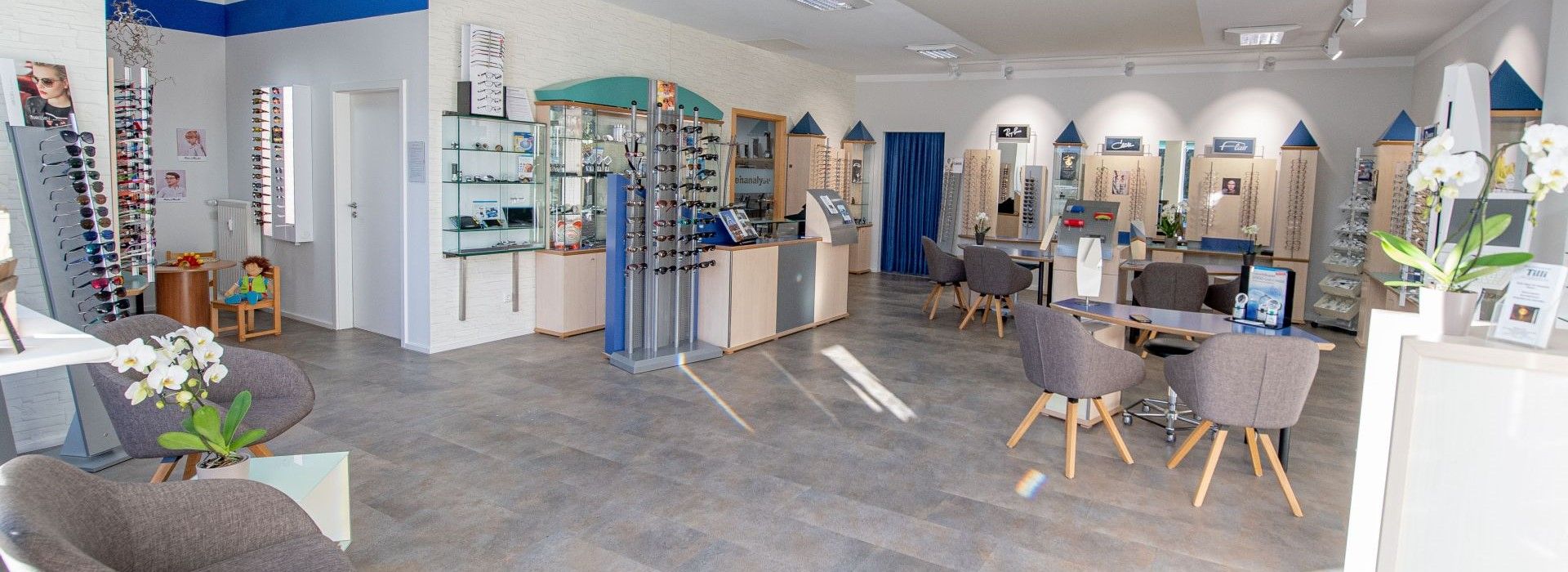 Bild aus dem Laden des Optikers